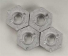 HPI 86804 HEX WHEEL HUB 17MM SILVER SAVAGE X