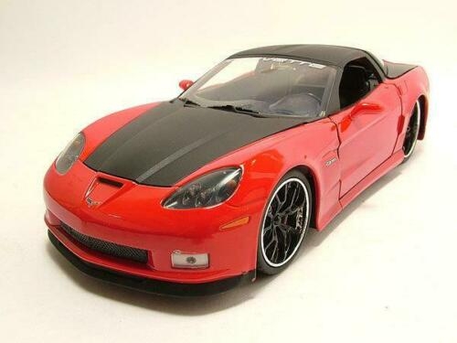 JADA 1/24 – Chevrolet Corvette Z06 2006 – Rouge – Modèle Diecast (Occasion)