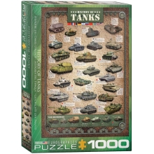 EUROGRAPHICS 6000-0381 HISTORY OF TANKS PUZZLE 1000 PIEZAS