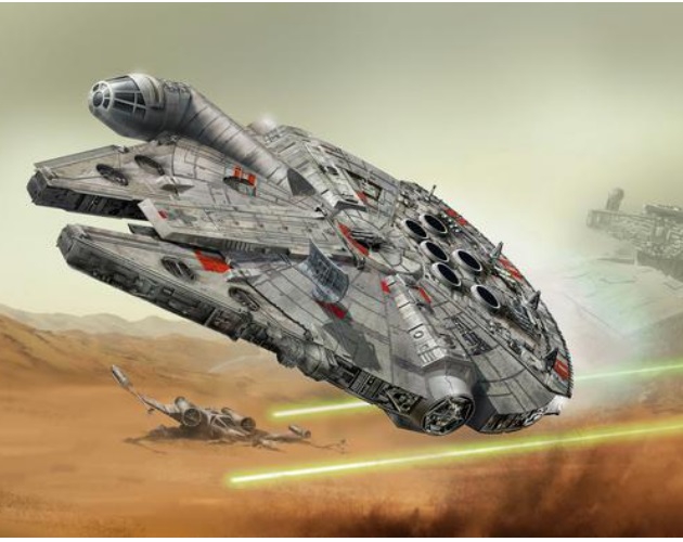 Revell light & sound Millennium Falcon Child-Friendly Model Kit, 1:164
