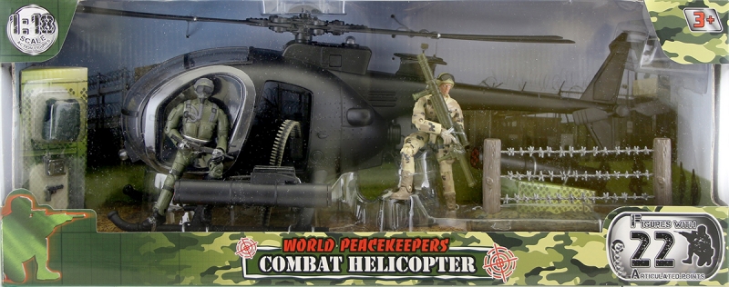 Topcam - MCTOYS 77031 WORLD PEACEKEEPERS COMBAT HELICOPTER ( 1