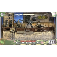 MCTOYS 77081 WORLD PEACEKEEPERS MILITARY DEFENSE UNIT ( 3 FIGURES INCLUDED )