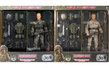 MCTOYS 90418 POWER TEAM ELITE 12PULG FULLY POSEABLE ACTION FIGURE WITH LOCKER BOX WITH ACCESSORIES