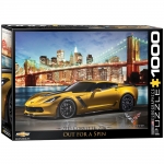 EUROGRAPHICS 6000-0735 CORVETTE Z06 OUT FOR A SPIN PUZZLE 1000 PIEZAS