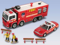 REALTOY RT8760 FDNY FIRE DEPT DIECAST PLAYSET ( 15PC SET )