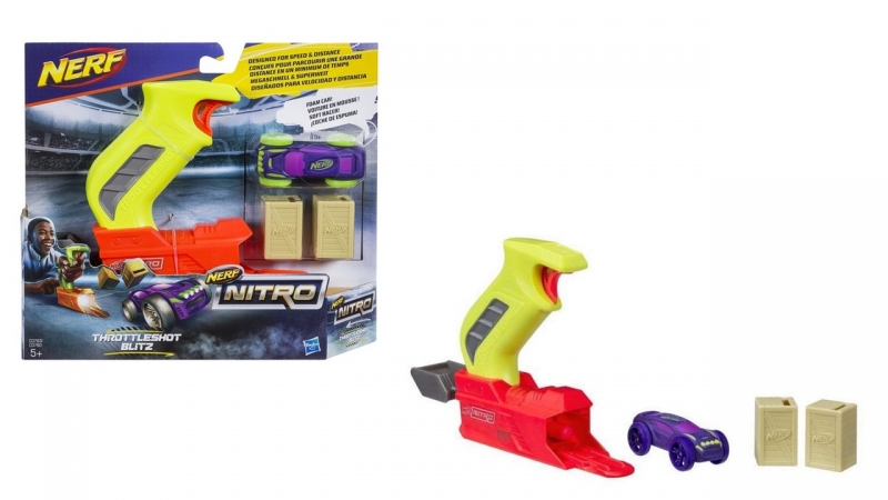nerf dispara coches
