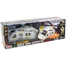 MOTORMAX 78202 BATTLE ZONE BLACK HAWK HELICOPTER ( NEW COLOR )