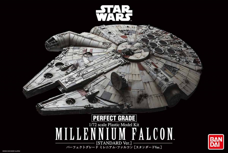 Mirax Hobbies - BANDAI 25727 PG 1:72 MILLENNIUM FALCON STAR WARS