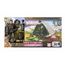 MCTOYS 90619 WORLD PEACEKEEPERS MILITARY FIGURE WITH TENT