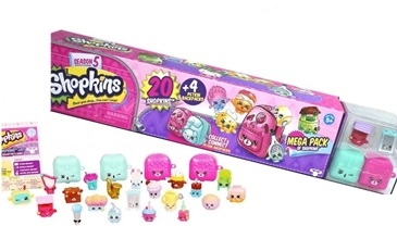 Pack De Figurines Shopkins - 20 Personnages + Tatouages + Livret Collection - Pour Enfants Dès 5 Ans