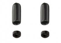 DUBRO 2342 ANTENNA CAPS W TUBBING ( 2 PCS PER PACKAGE )