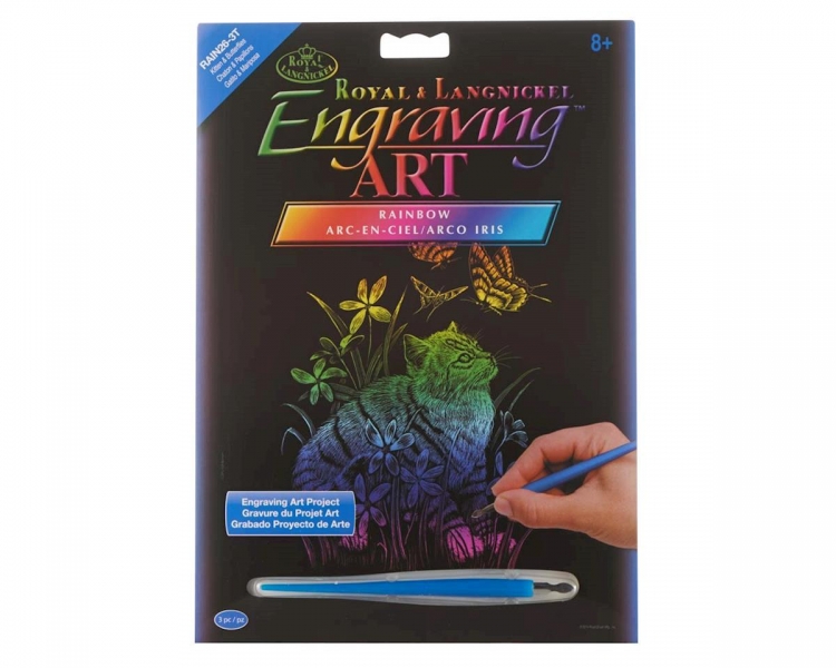 Mirax Hobbies ROYAL RAIN26 RAINBOW ENGRAVING KITTEN & BUT