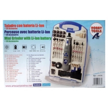 LATINA 27076 SET TALADRO ELECTRICO + 120 ACCESORIOS DRILL WITH LI ON BATTERY + 120 ACCESSORIES