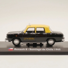 MAGAZINE TX32 1965 RENAULT 8 SANTIAGO DE CHILE TAXI BLACK YELLOW