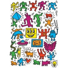 EUROGRAPHICS 6000-5513 COLLAGE BY KEITH HARING PUZZLE 1000 PIEZAS