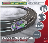 SCALEXTRIC G8045 MICRO SCALEXTRIC TRACK EXTENSION PACK STRAIGHTS ANS CURVES EXTENSION
