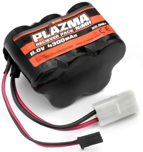 Topcam HPI 160154 PLAZMA 6.0V 4300MAH NIMH BAJA RECEIVER BATTERY