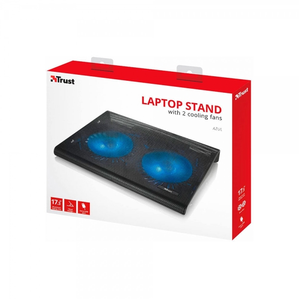 Mirax Hobbies TRUST GAMER 20104 AZUL LAPTOP COOLING STAND WITH DUAL FANS