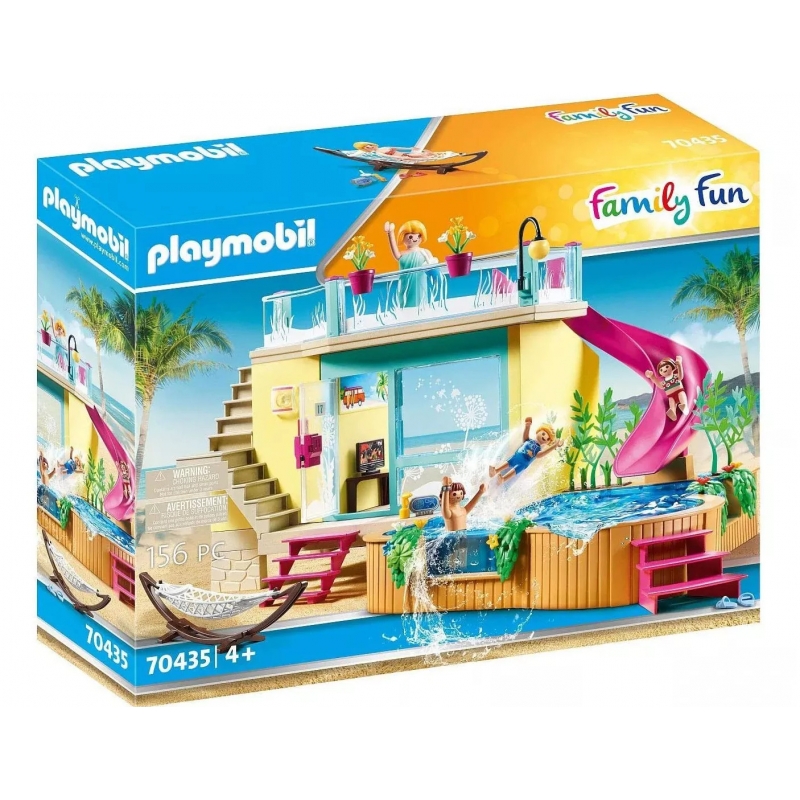 Mirax Hobbies - PLAYMOBIL PM70435 FAMILY FUN BUNGALOW CON PISCINA