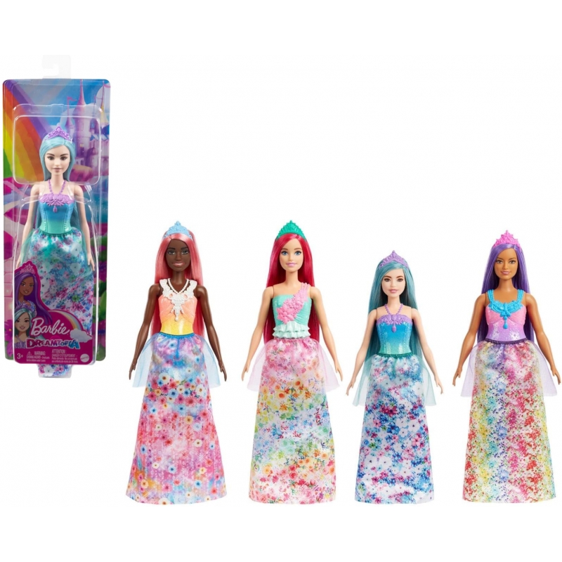 Mirax Hobbies MATTEL HGR13 BARBIE SURTIDO DE PRINCESAS BASICAS