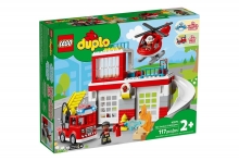 LEGO 10970 DUPLO ESTACION DE BOMBEROS Y HELICOPTERO