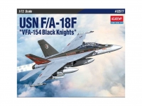 ACADEMY 12577 1:72 USN F A 18 F VFA 154 BLACK KNIGHTS