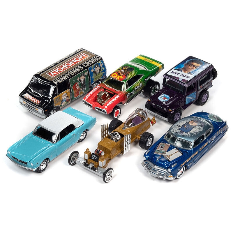 Miniature Johnny Lightning 1/64 – 1976 Dodge Van Monopoly (JLPC008) – Occasion