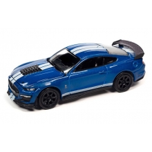 AUTOWORLD AWSP114 1:64 2021 SHELBY GT500 CARBON EDITION BLUE