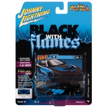 JOHNNY JLSP210A 1:64 1993 PONTIAC FIREBIRD T / A ( BLACK WITH FLAMES BLACK