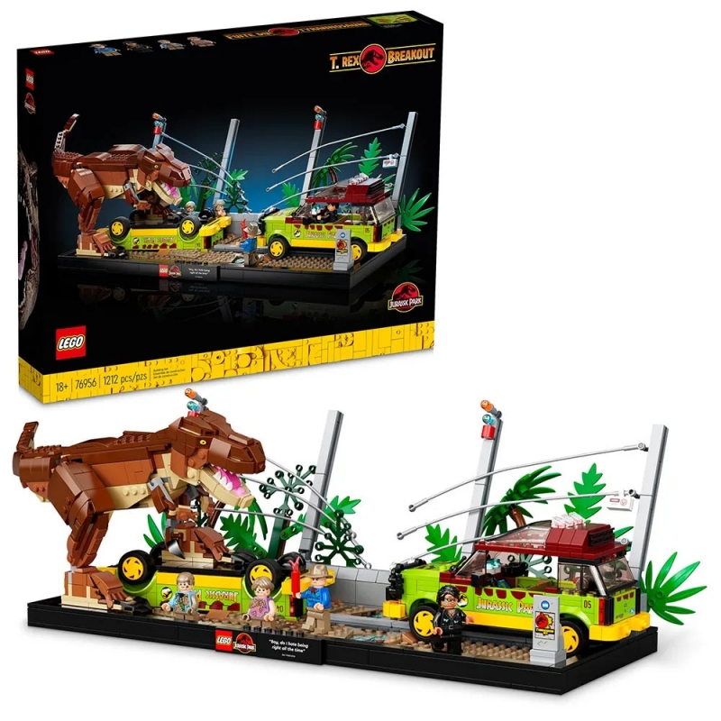 Mirax Hobbies - LEGO 76956 JURASSIC PARK ESCAPE DEL TIRANOSAURIO REX