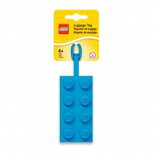LEGO 52001 ICONIC BAG TAG BLUE 2X4
