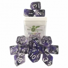 ROLE4 50529-FC SETS OF 15 DICE DIFFUSION WITH ARCH D4 ROGUES CUNNING