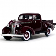 ROAD 92458 1:18 1937 STUDEBAKER COUPE EXPRESS PICKUP TRUCK BURGUNDY OR GREEN