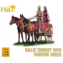 HAT 8140 1:72 GALLIC CHARIOT W WARRIOR QUEEN