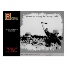 PEGASUS 7499 1:76 GERMAN INFANTRY 1939 ( 42 ) ( PLASTIC KIT )