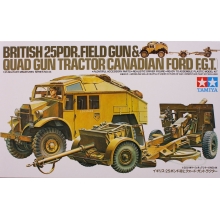 TAMIYA 35044 1-35 BRITISH 25 PNDR GUN QUAD