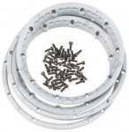 HPI 3272 HEAVY DUTY WHEEL BEADLOCK RINGS SILVER ( 2 )