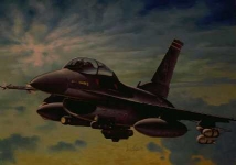 ITALERI 188 F 16 C D NIGHT FALCON 1:72