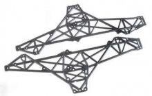 HPI 85266 MAIN CHASSIS SET BLACK WHEELY KING