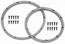 HPI 3242 WHEEL BEAD LOCK RINGS SILVER BAJA ( 2 )