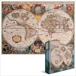 EUROGRAPHICS 6000-1997 ORBIS GEOGRAPHICA WORLD MAP PUZZLE 1000 PIEZAS