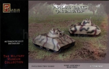 PEGASUS 7606 1:72 P245-010 JAGUARUNDI TANKS ( 2 ) ( SNAP KIT )