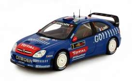 Sunstar 1/18 – Citroën Xsara WRC – Rallye Acropolis 2006 – Réf 4422
