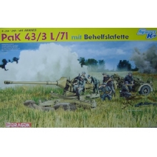 DRAGON 6522 1:35 PAK 43/3 L 71 MIT BEHELFSLAFETTE CAON