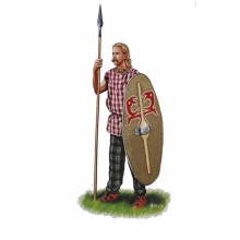 HAT 9089 1:32 GALLIC WARBAND ( 16 )