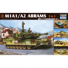 TRUMPETER 01535 1:35 M 1 A1 A2 ABRAMS TANK ( 5 IN1 KIT )