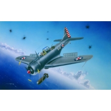 TRUMPETER 02242 1:32 US NAVY SBD 3/4 A 24 A DAUNTLESS AIRCRAFT