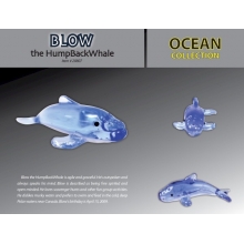 GLASS 20807 BLOW HUMPBACKWHALE