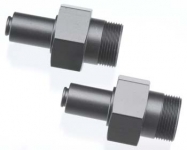 HPI 102156 24MM FRONT HEX HUB ( GUNMETAL 2PCS )