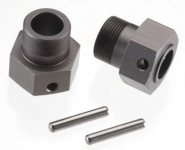 HPI 102157 WHEEL HEX HUB 24X27MM ( GUNMETAL 2PCS )